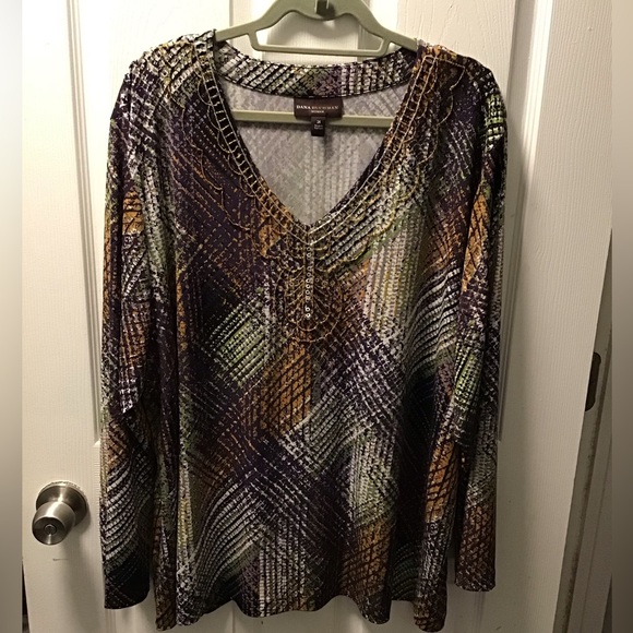 Dana Buchman Blouse 2X - Picture 1 of 6